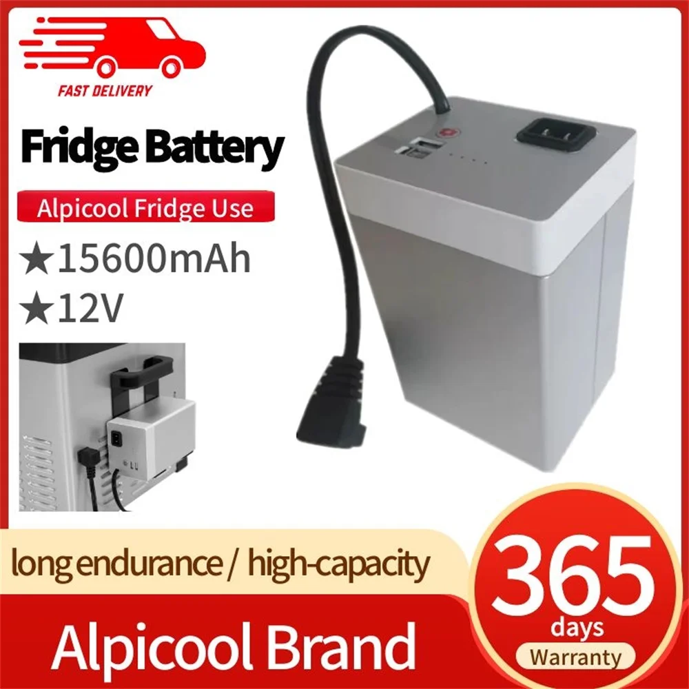 

Alpicool портативный аккумулятор для автомобиля холодильник морозильная литиевая батарея 12 В/6 А 156000 мАч для автомобиля аксессуары с двумя USB портами
