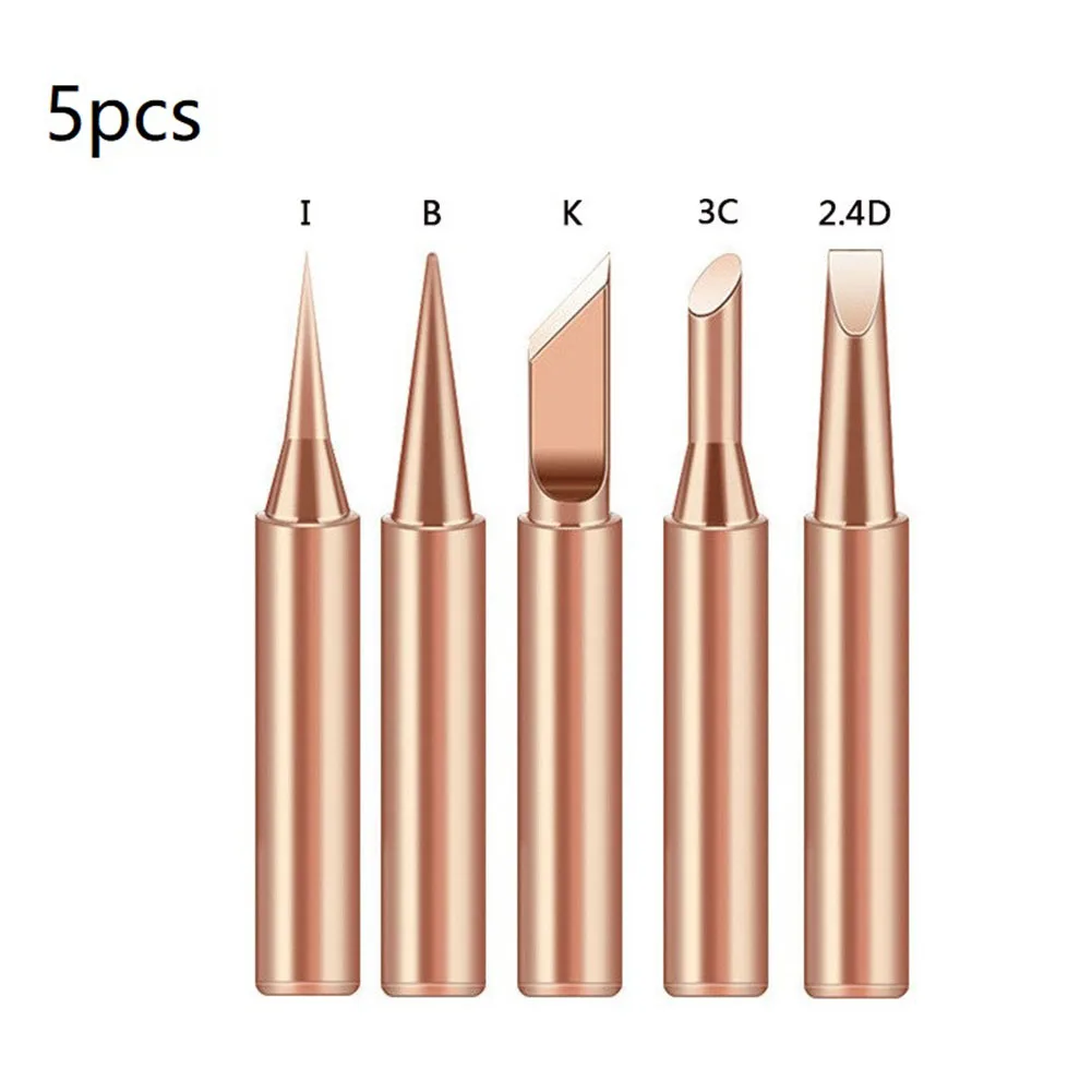

Наконечник паяльника Медный I + B + K + 3C + 2.4D, 5 шт.