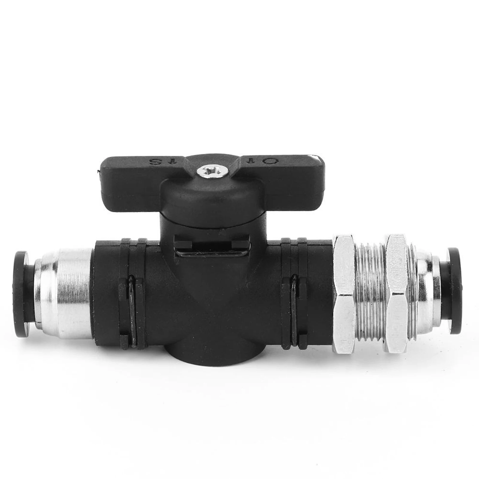 

Pneumatic Ball Valve Push To Connect Valve 8mm Outer Diameter Flow Control Valve For Air Flow Control PVC Copper Nickel-plated