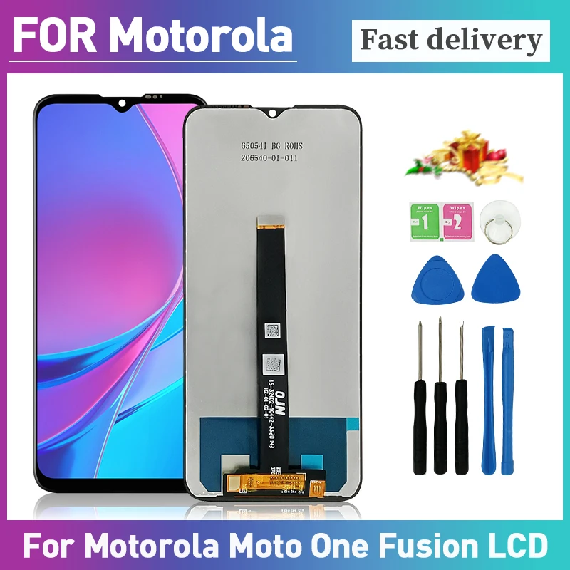 

6.5" LCD Display For Motorola Moto ONE FUSION Touch Digitizer Panel Screen XT2073 For Motorola ONE FUSION Assembly Replacement