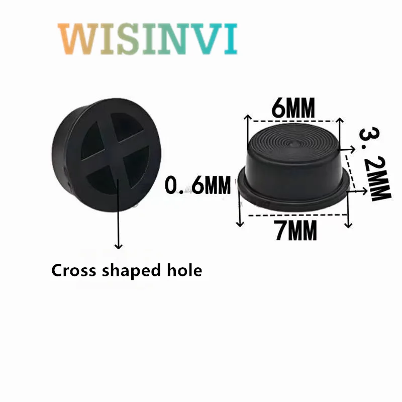 

Пластиковые колпачки для выключателей 6*6, 10 шт.