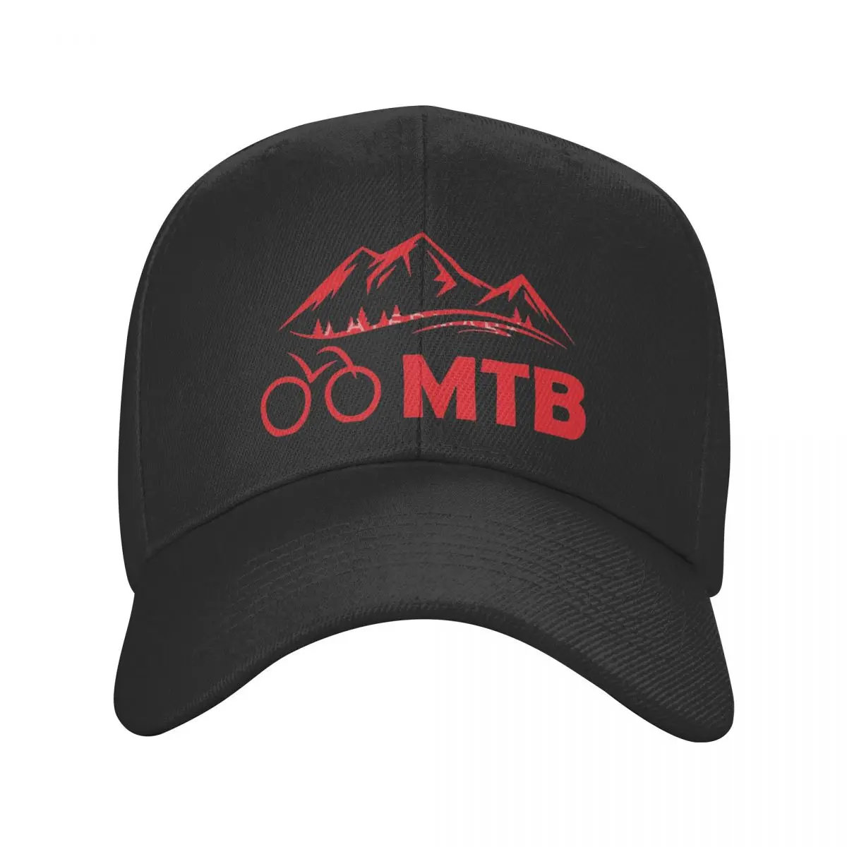 

Mountain Bike Gift Bike Casquette, Polyester Cap Customizable Hat Wicking Suitable For Daily Nice Gift