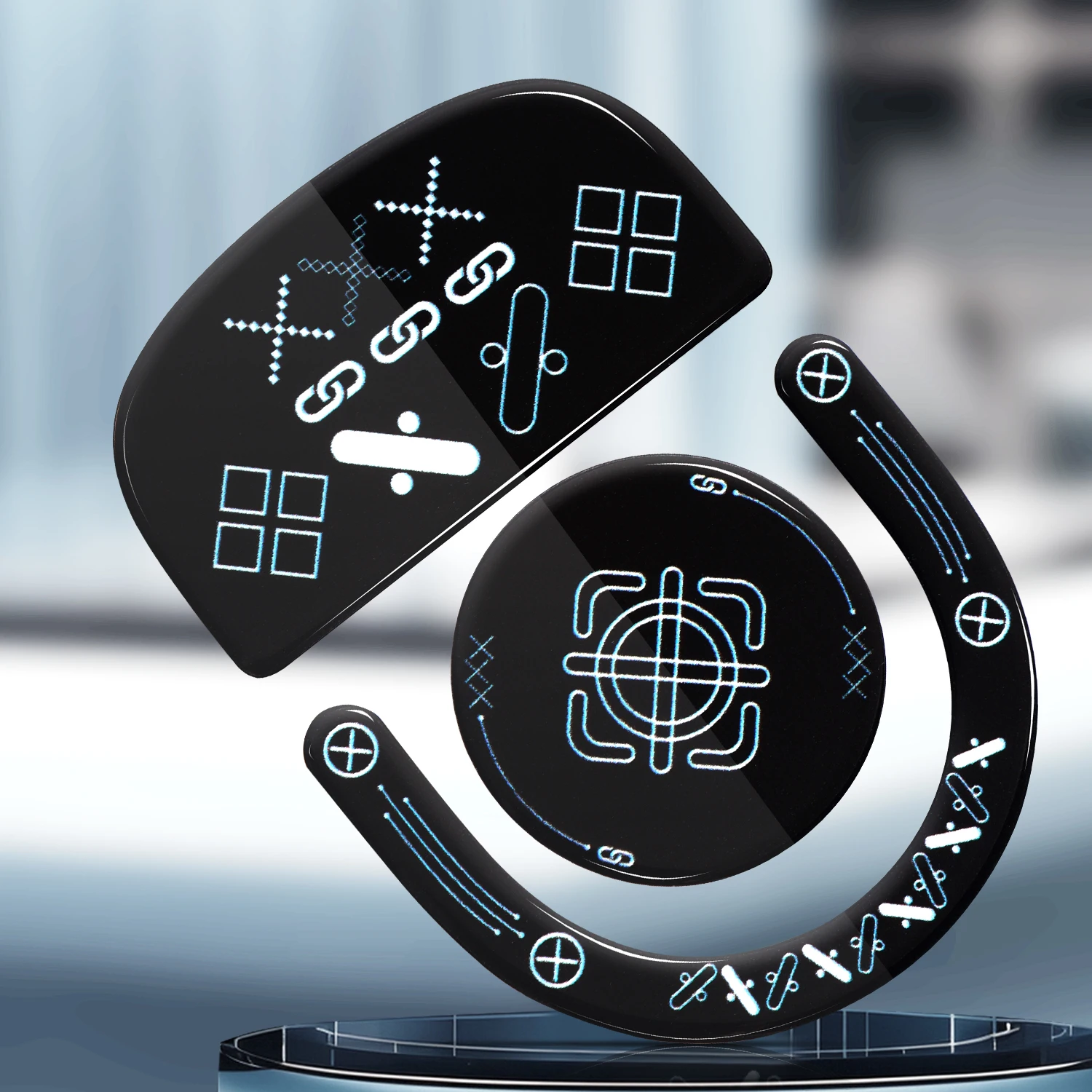 Стеклянные коньки для мыши Logitech G PRO X Superlight 2 накладки гладкие прочные игровые