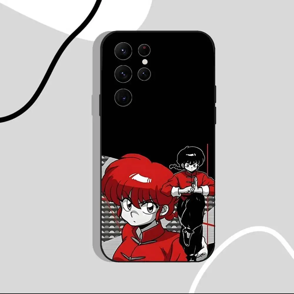 Фото Чехол для телефона Anime R-Ranma 12 для Samsung S10, S21, FE, S21, S26, S25, S24, S23, Ultra, S9, S22, Plus, черный, противоударный, из ТПУ №2