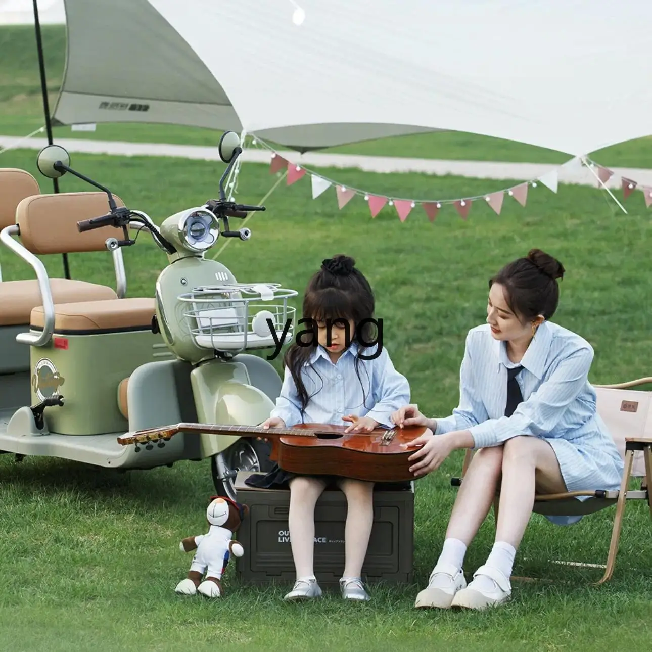 Электрический трехколесный велосипед L мм Xingyu A3 женский аккумулятор небольшого и