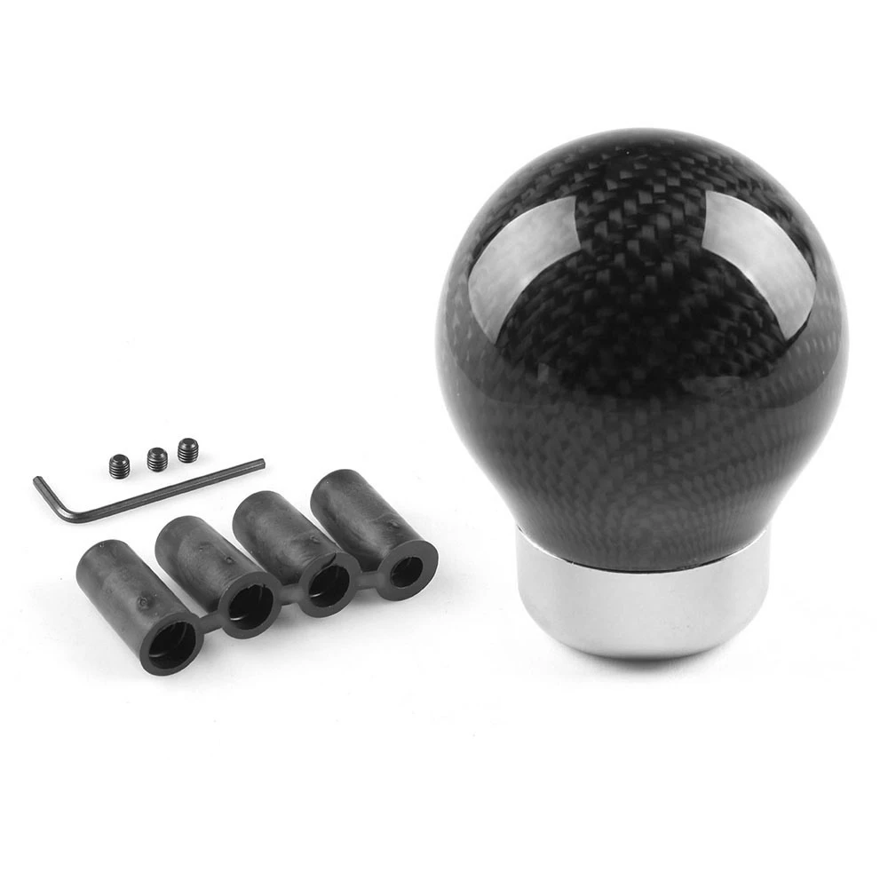 

Universal Auto Manual 5 6 Speed Car Carbon Fiber Gear Shift Lever Stick Shifter Knob Transmission Gearstick AT MT