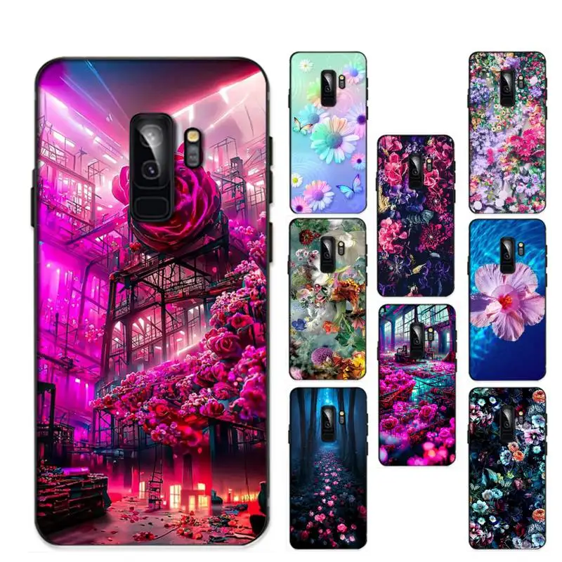 

Flower Sea Phone Case for Samsung S20 lite S21 S10 S9 plus for Redmi Note8 9pro for Huawei Y6 cover