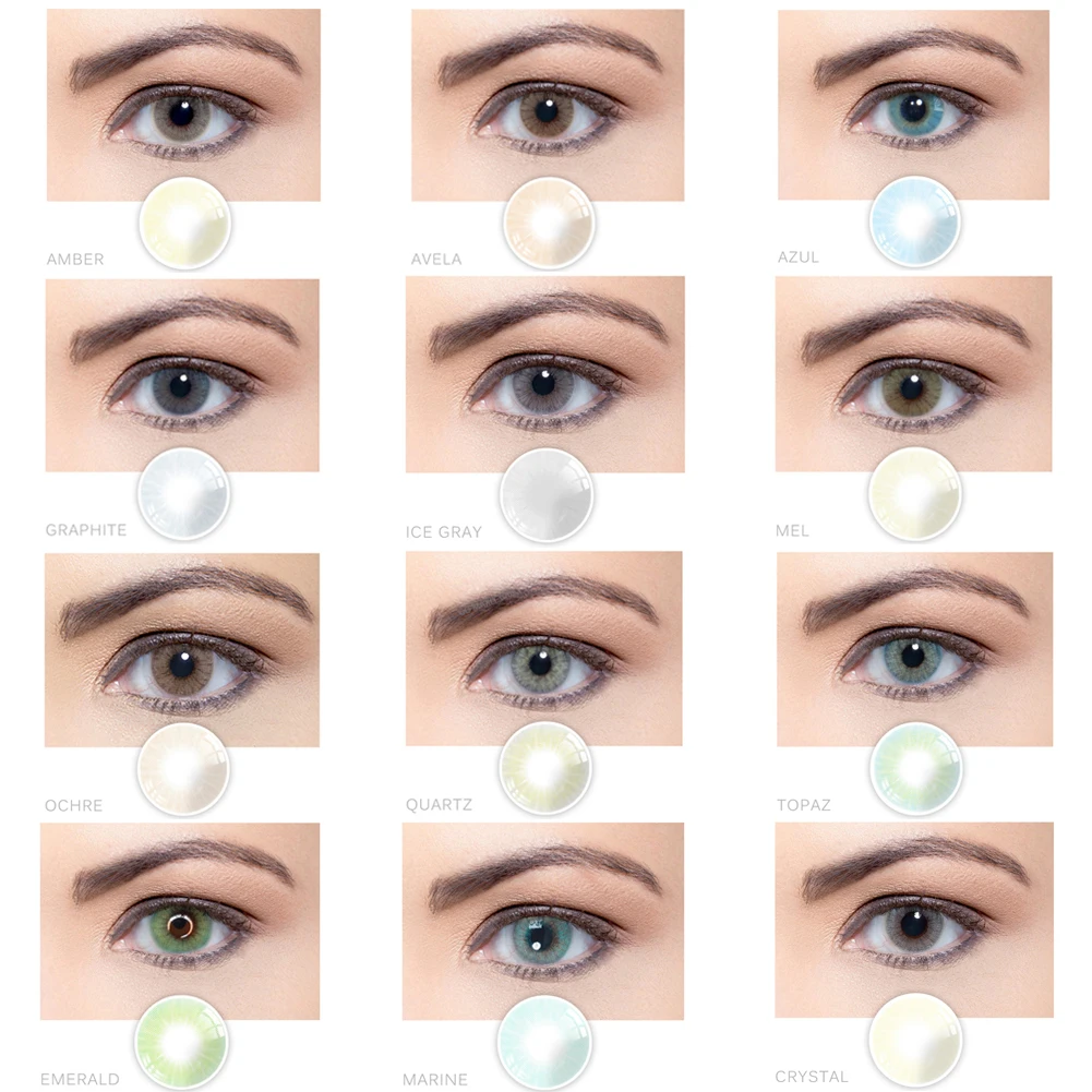 

12 grids Contact Lens Box Travel Kit Easy Carry Portable Small Clear Eyewear Bag Container Contact Lenses Soak Storage Case