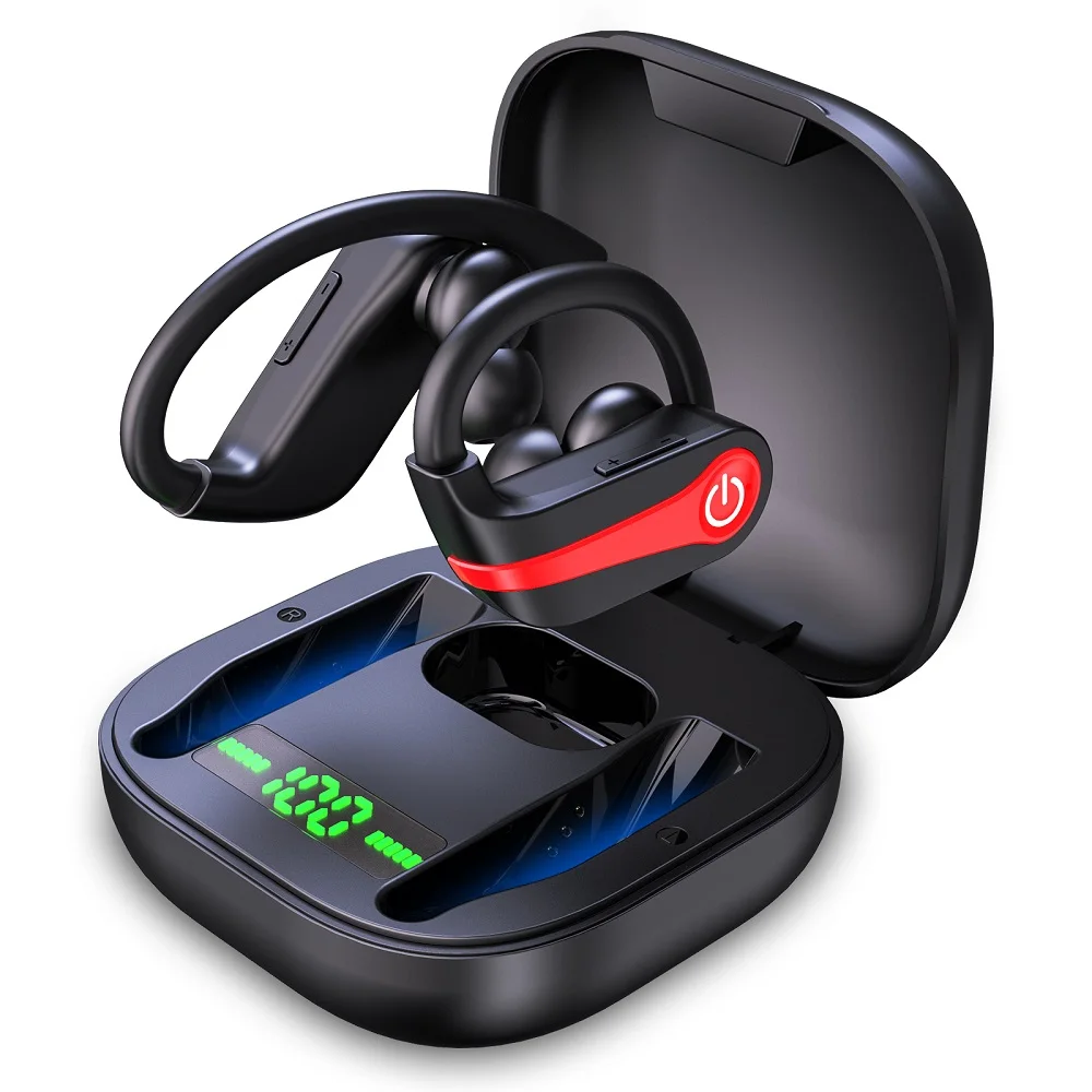 

TWS-наушники спортивные с поддержкой Bluetooth и системой ШПД