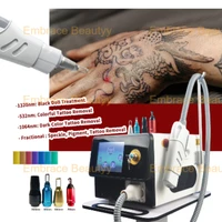 factory price picosecond laser tattoo eyebrow removal machine nd yag laser carbon black doll face 1320nm 1064nm 532nm skin care