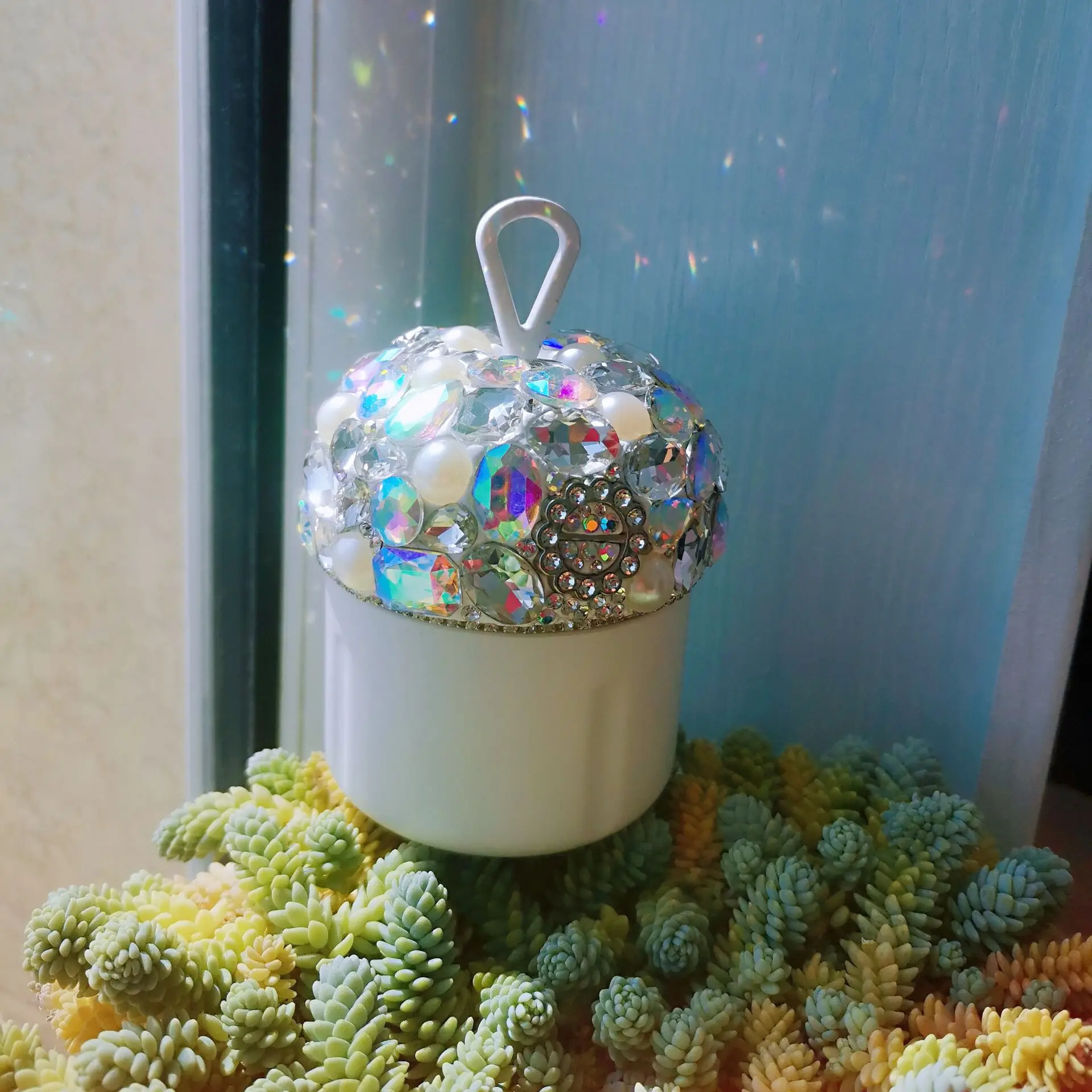 Роскошная прозрачная косметическая губка Пыленепроницаемая коробка для