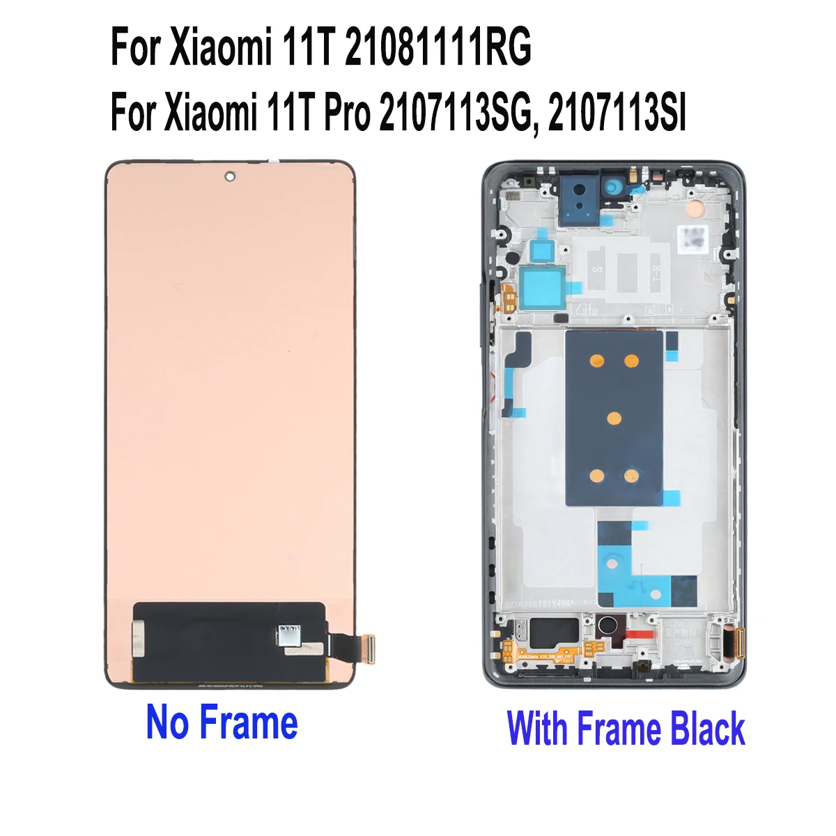 Original For Xiaomi 11T Pro 11TPro 2107113SG LCD Display Touch Screen Replacement Digitizer For Xiaomi 11T 11 T 21081111RG LCD enlarge