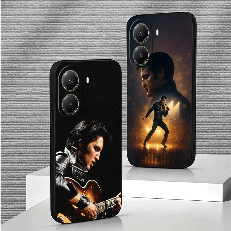 Фото Мягкий чехол для телефона Xiaomi Poco M7 M8 X7 X8 Pro Max X5 X3 Singer E-Elvis P-Presley X6 M6 M5S F8 F7 Redmi 15 15C 14C 13C 15T 17T №1