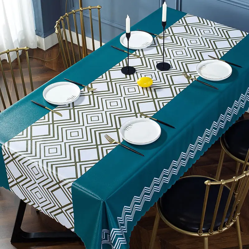 

журнальный столик туалетный столик Лидер продаж, простая водостойкая маслостойкая Скатерть в современном стиле Ins, прямоугольная скатерть,...