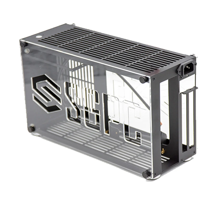 

K55 All Aluminum A4 Chassis Small Desktop Computer Case Supports i7 11700 RTX3080 SFX PSU HTPC Mini Itx PC