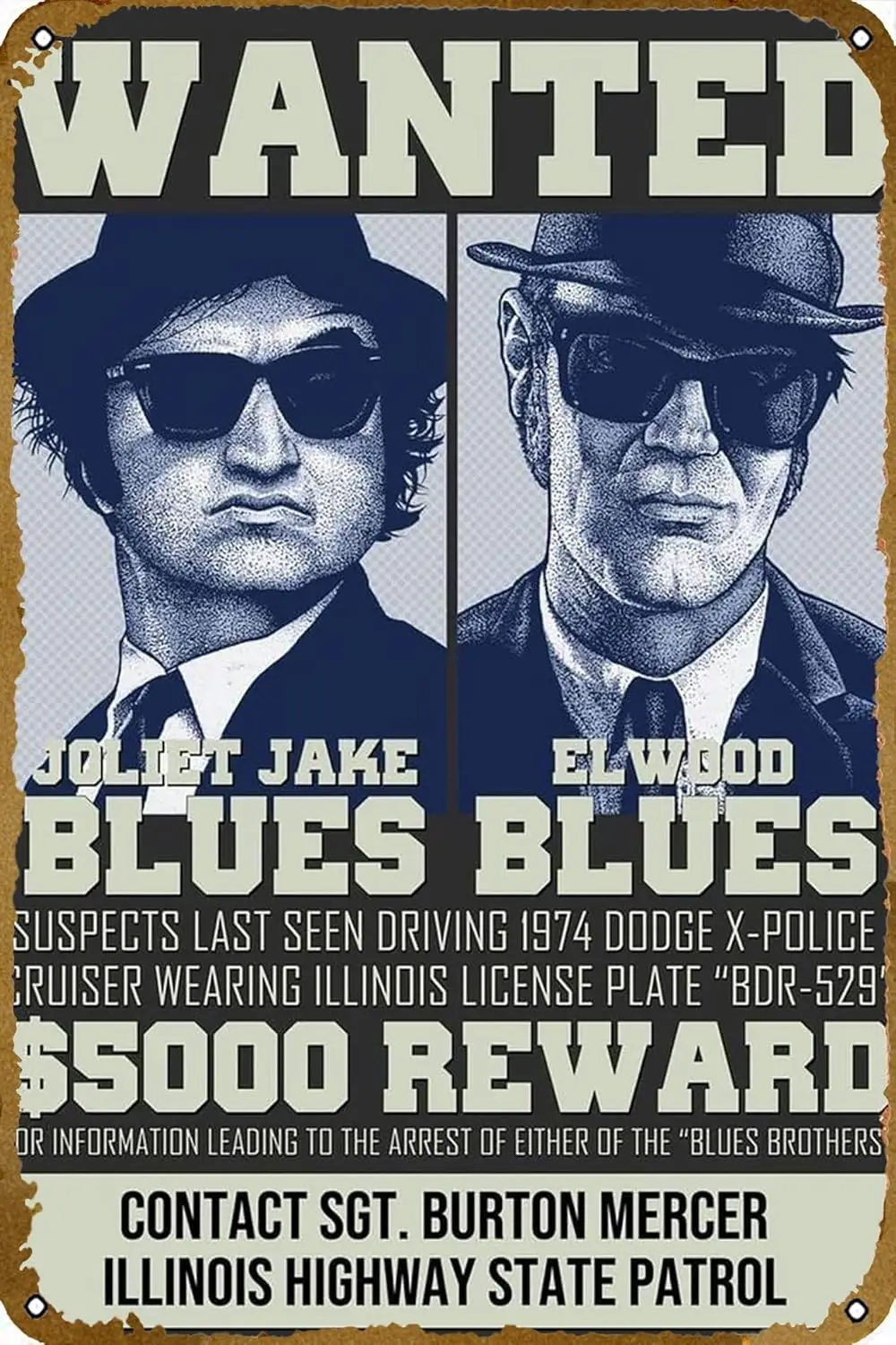 Постер The Bluetooth Brothers забавная металлическая новинка жестяная вывеска