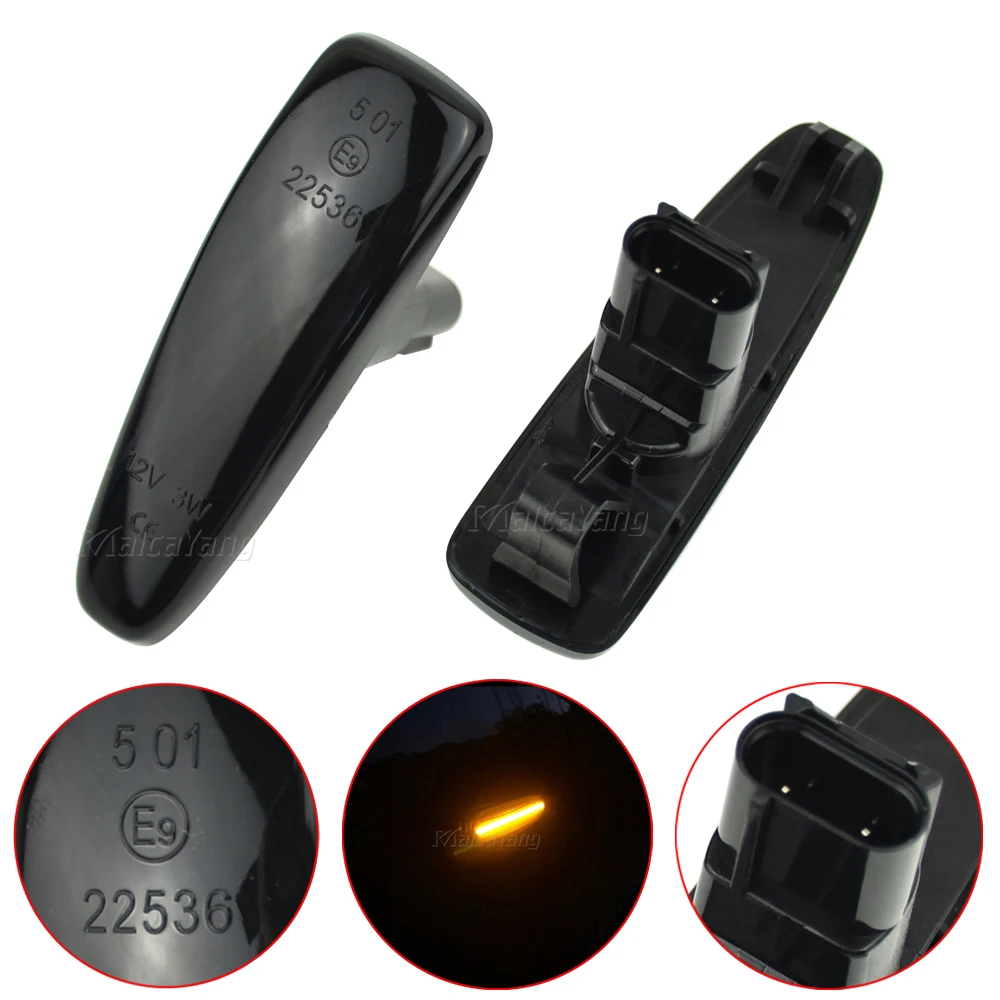 

2pcs For Mistubishi Outlander Sport Mirage Sport Lancer Evolution X LED Dynamic Side Marker Turn Signal Lights 8351A001