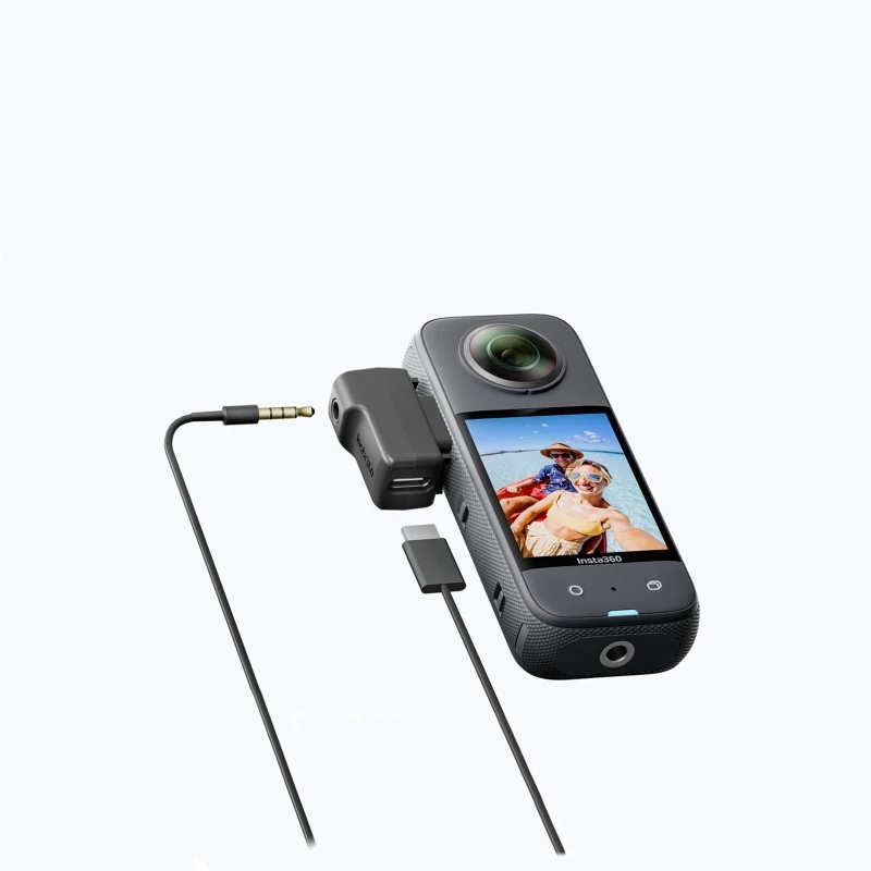 

Микрофонный адаптер для insta360 One X3 Sup порт Захват аудио C 3,5 мм порт K1KF