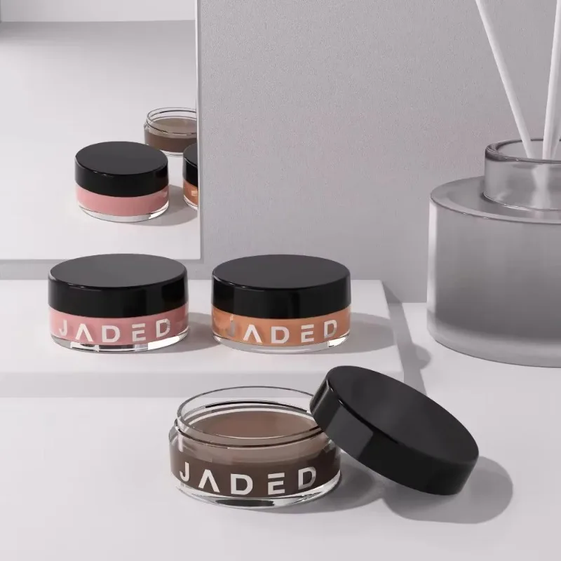 Шелковистые гладкие тени для век праймер пигмент матовые телесные крем