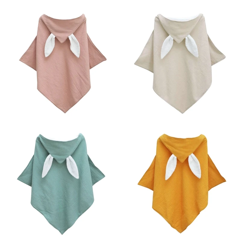 

Cartoon Rabbit Ear Blanket Children Newborn Infant Bathrobe Sleeping Bag Swaddle Wrap Sleepsack Bedding Sofa Beach Mat