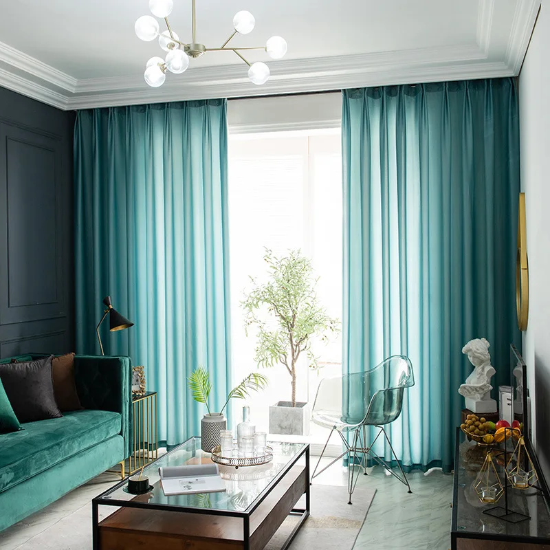 

Modern Fabric Curtains for Bedroom Living Room Dining Window Tulle Kitchen Shower White Sheer Green Curtain Door Drapes Home