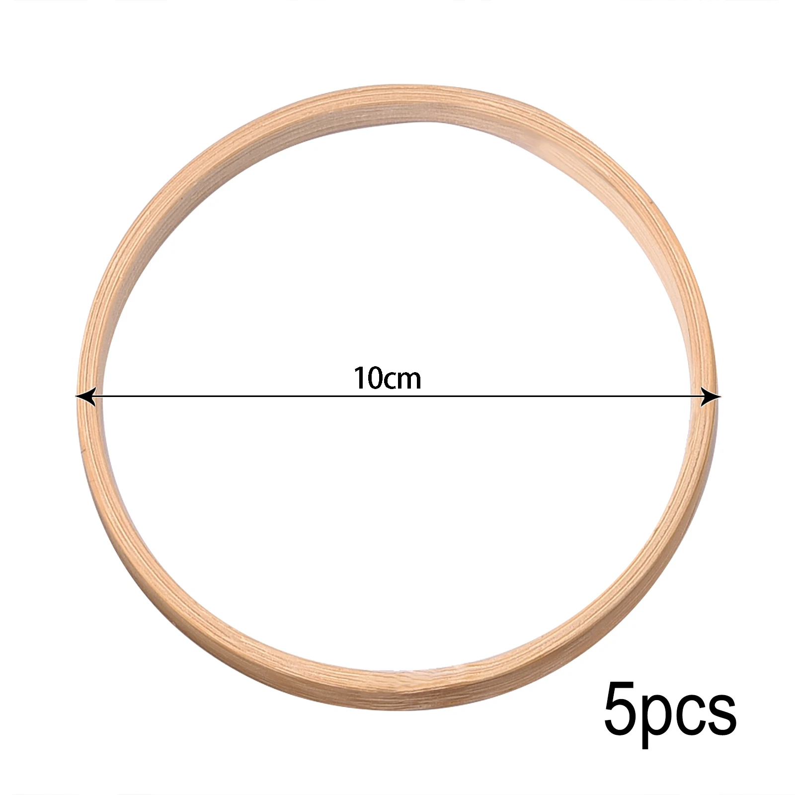 Набор из 5 бамбуковых колец для рукоделия 8-33 см для рукоделия вязание амигуруми своими руками мишка лежебока