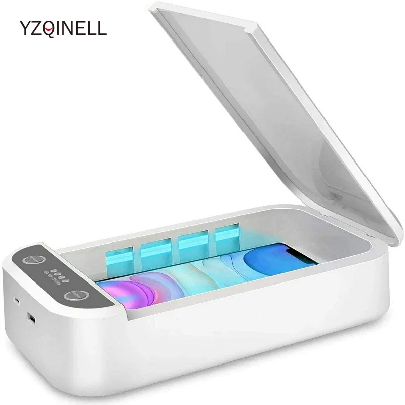 UV Light Sanitizer Box Multifunctional Portable Ultraviolet Sterilizer with USB Cable For Tweezers Lashes Graft Beauty Tools