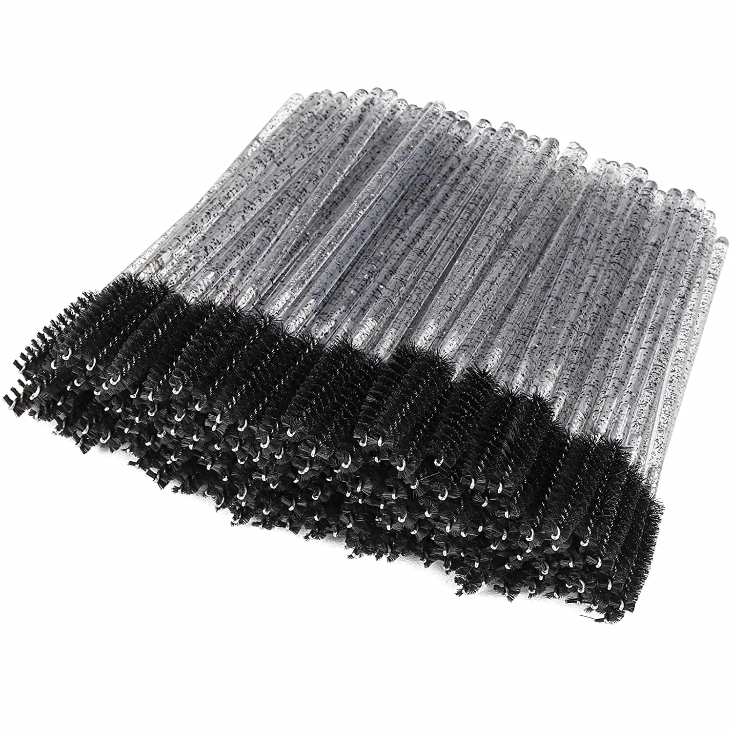 

100 Pcs Disposable Mascara Brushes Crystal Eyelash Brushes Mascara Wands Applicator Eyelash Extensions Makeup Tool Eyebrow Brush