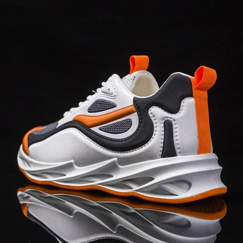 Новая высококачественная повседневная мужская обувь с вентиляционной сеткой