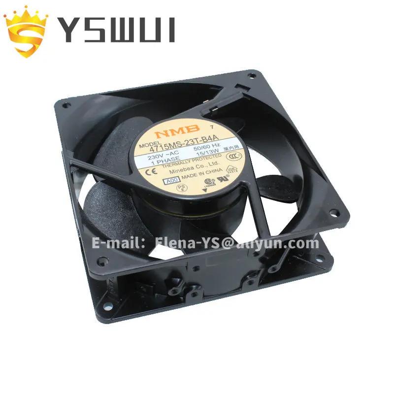 

Original NMB 4715MS-23T-B4A 12038 230v 12cm cooling chassis fan 120x120x38mm