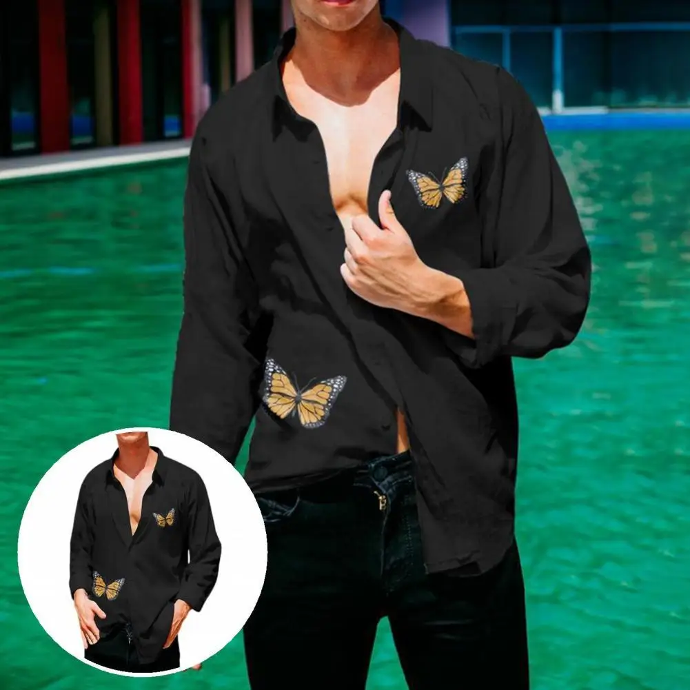 

Мужская дышащая рубашка с принтом животных