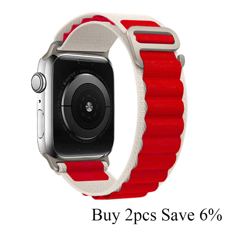 Alpine loop strap for Apple Watch Band 49mm 45mm 41mm 44mm 40mm 42mm 38mm correa bracelet iWatch Ultra series 8 se 7 6 5 4 3 2 1