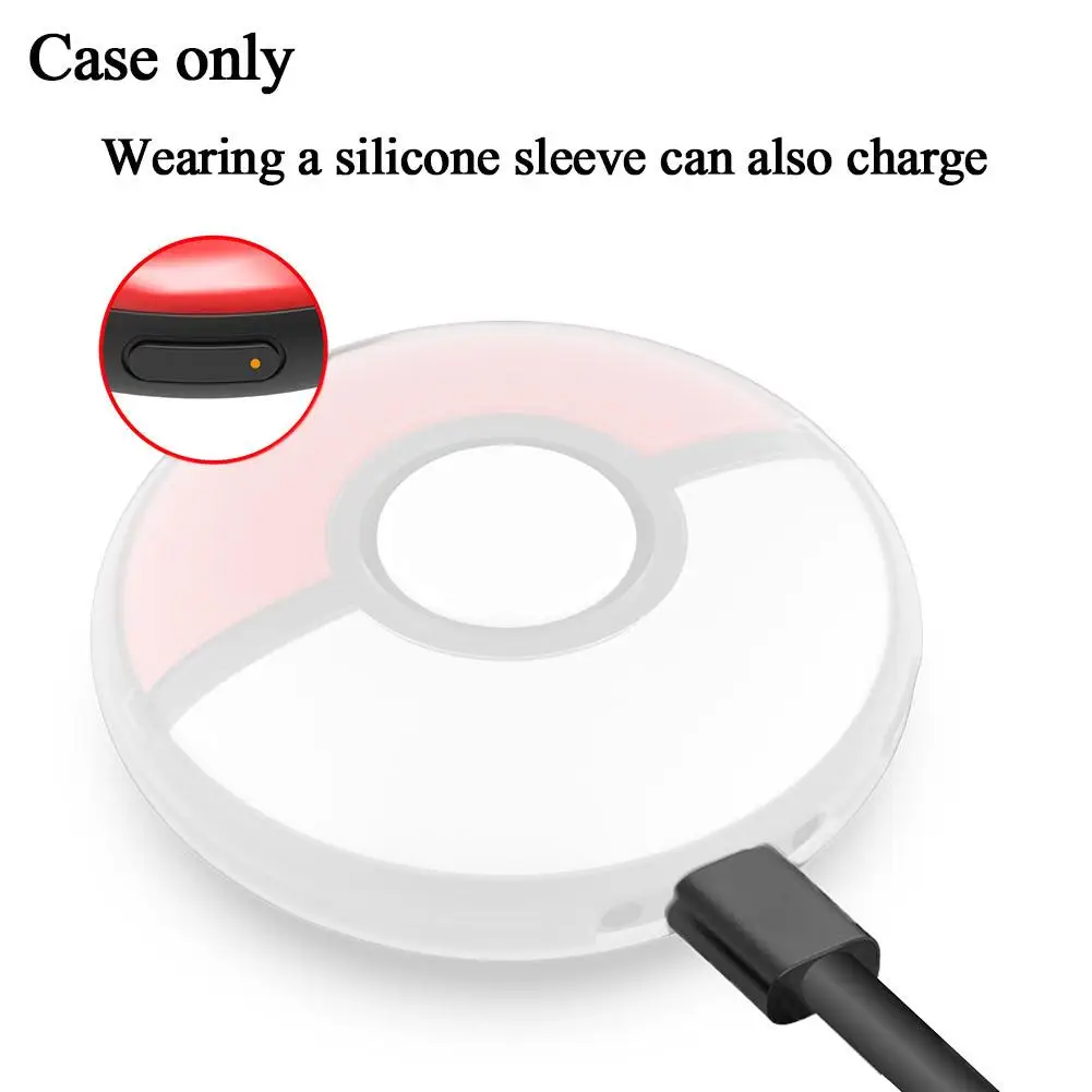 Прозрачный силиконовый чехол для POKEMON GO Plus +