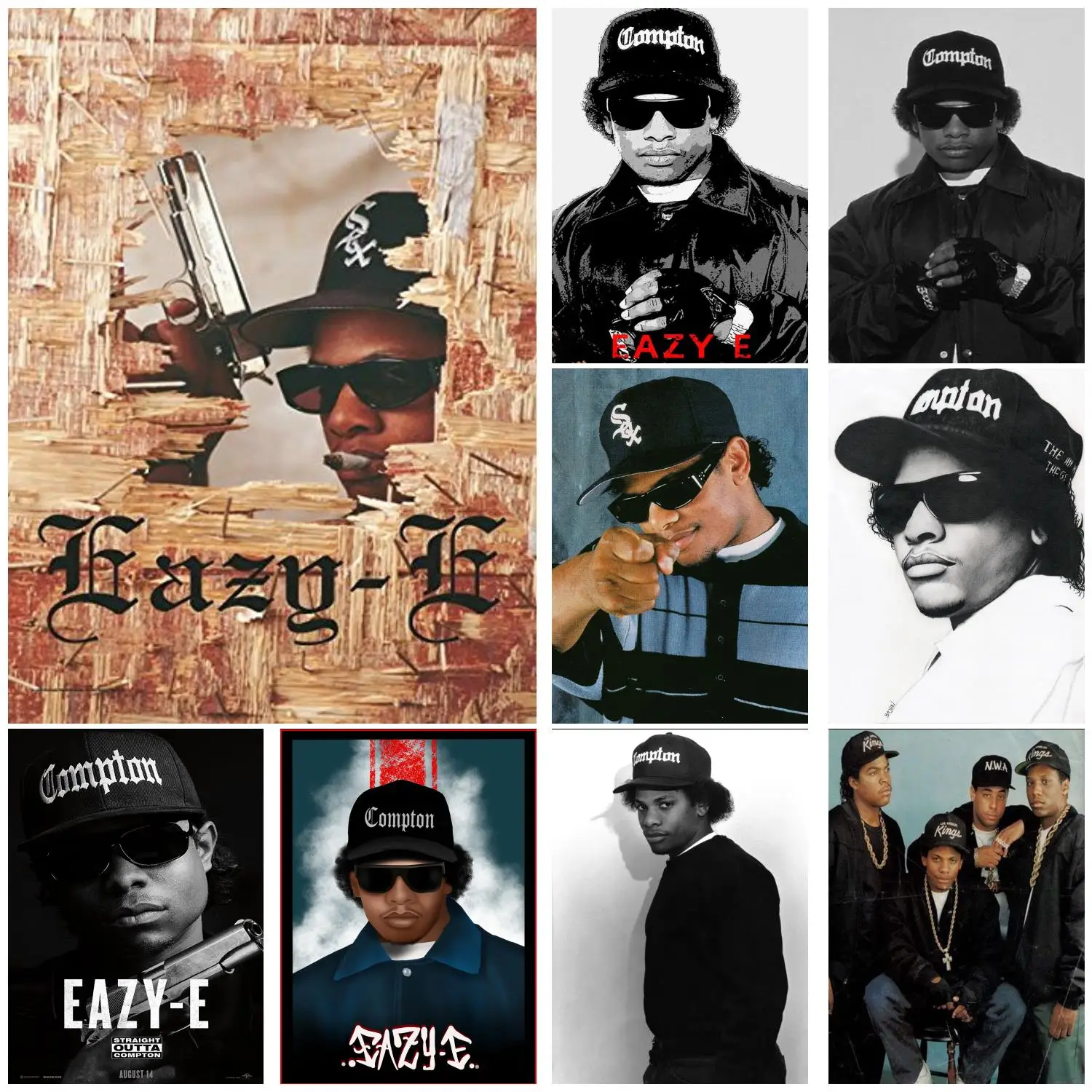 Постер eazy e singer настенный художественный постер на холсте для современной семьи
