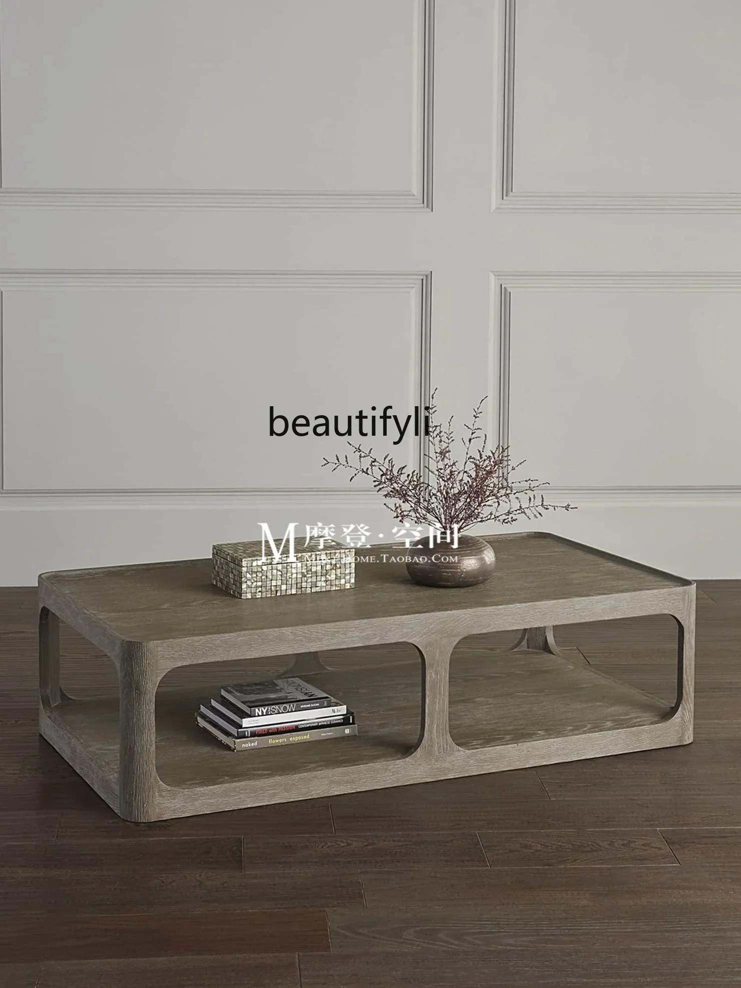 Мебель во французском стиле ретро старый дубовый столик из массива дерева