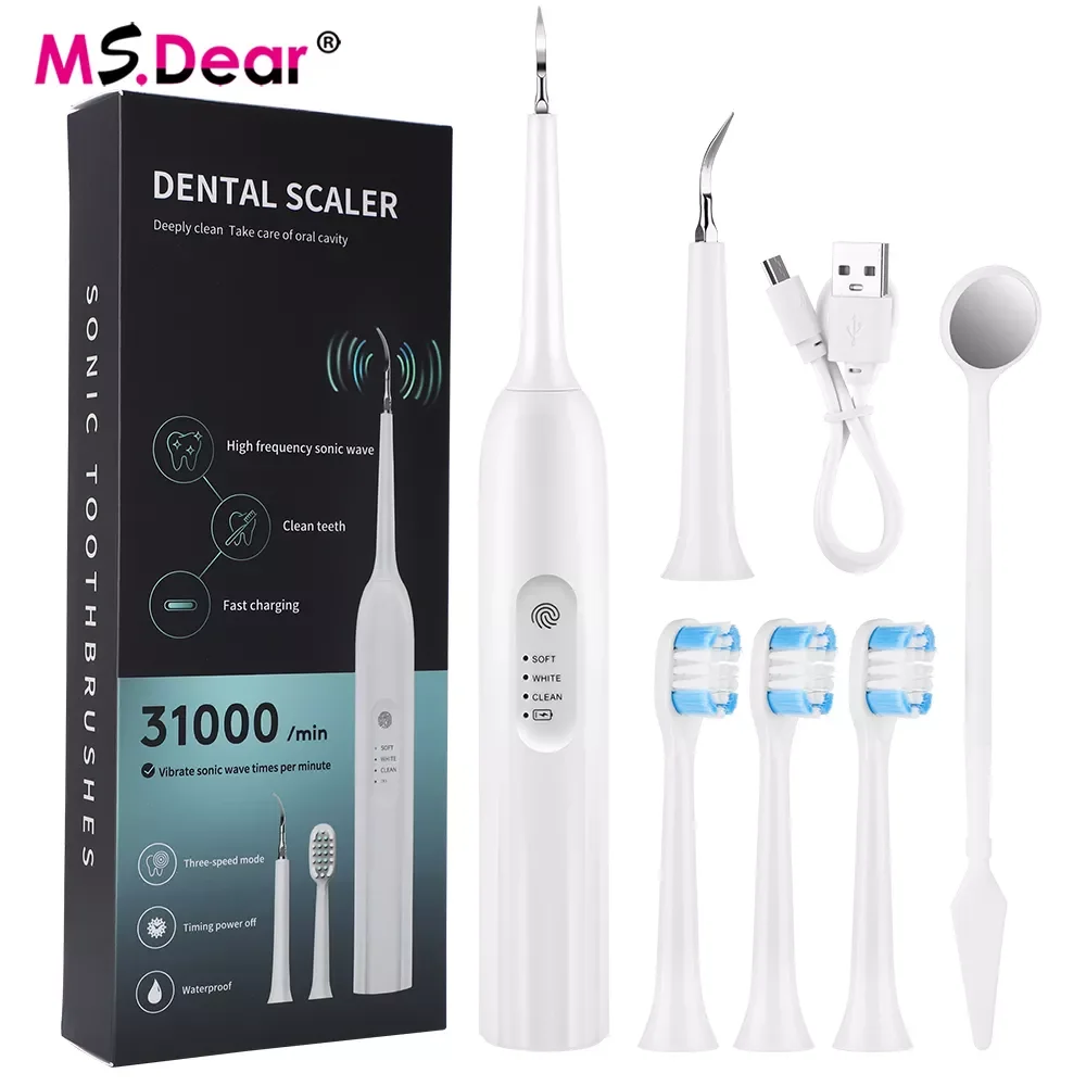 

Electric Dental Calculus Remover Dental Scaler Plaque Stains Cleaner Teeth Whitening Scaler Dental Tartar Remover Teeth Care