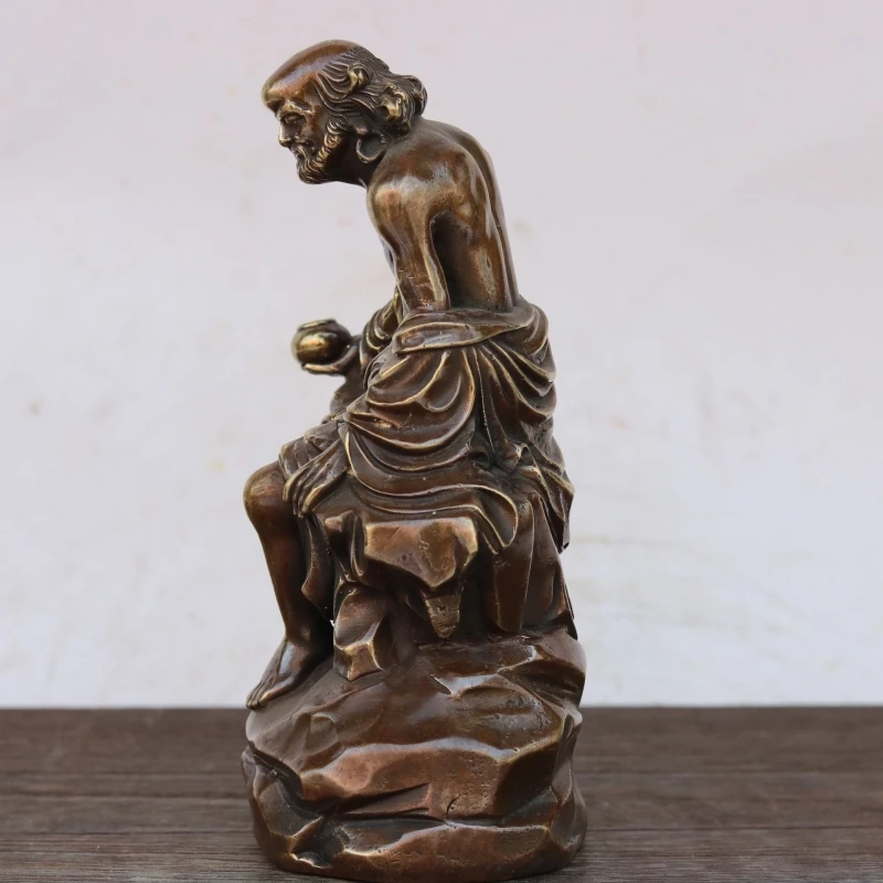 Бронзовая статуя Bodhidharma Патриарха сокровищающая и просветляющая украшение для