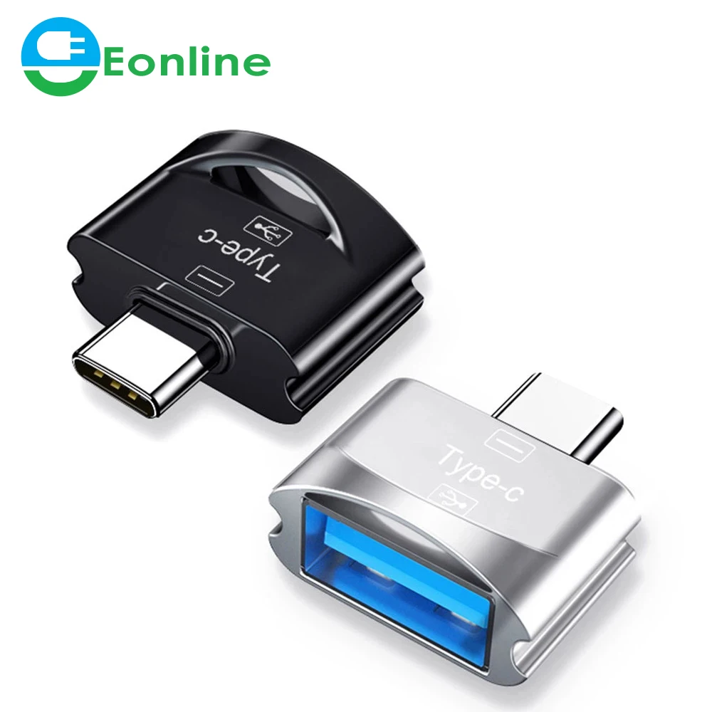 

EONLINE Universal Travel Adapter Type-C Converter For Samsung S8 For MacBook Series USB To Type C OTG USB-C Power