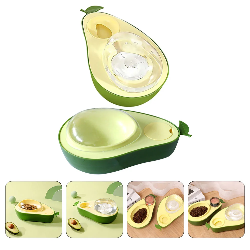 

Миска-Кормушка для кошек, дозатор для воды для собак и домашних животных, удобное приподнятое устройство для автоматического кормления, изн...