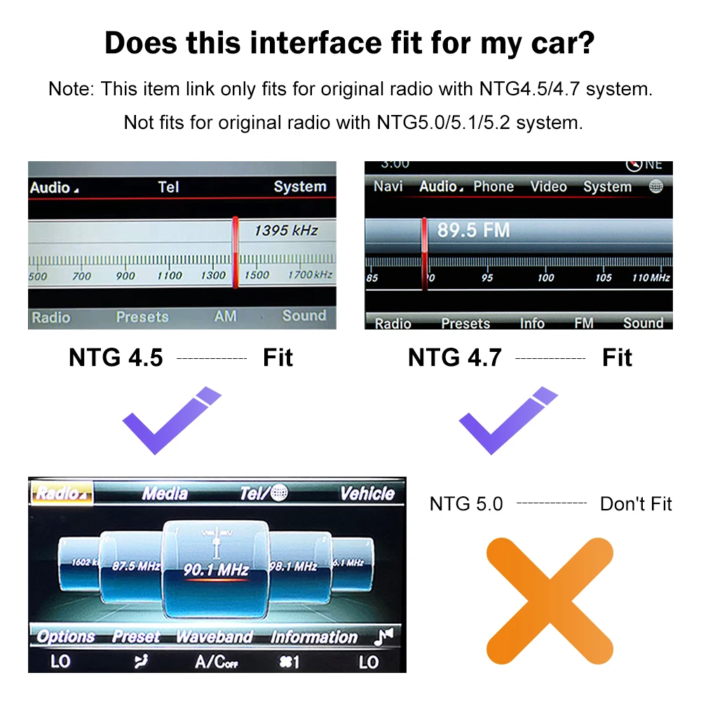 Road Top Wireless CarPlay dla Mercedes Benz C Class W204 NTG4.5/4.7 2011-2014 Android Auto Mirror Link AirPlay Car Play