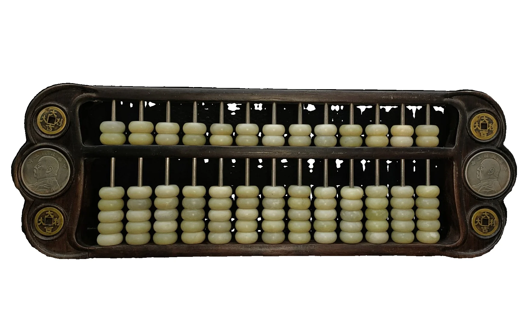 

Изысканное мастерство LAOJUNLU Abacus, полностью круглые бусины, длина 42 см, стиль C31, традиционный китайский стиль, отличный антиквариат