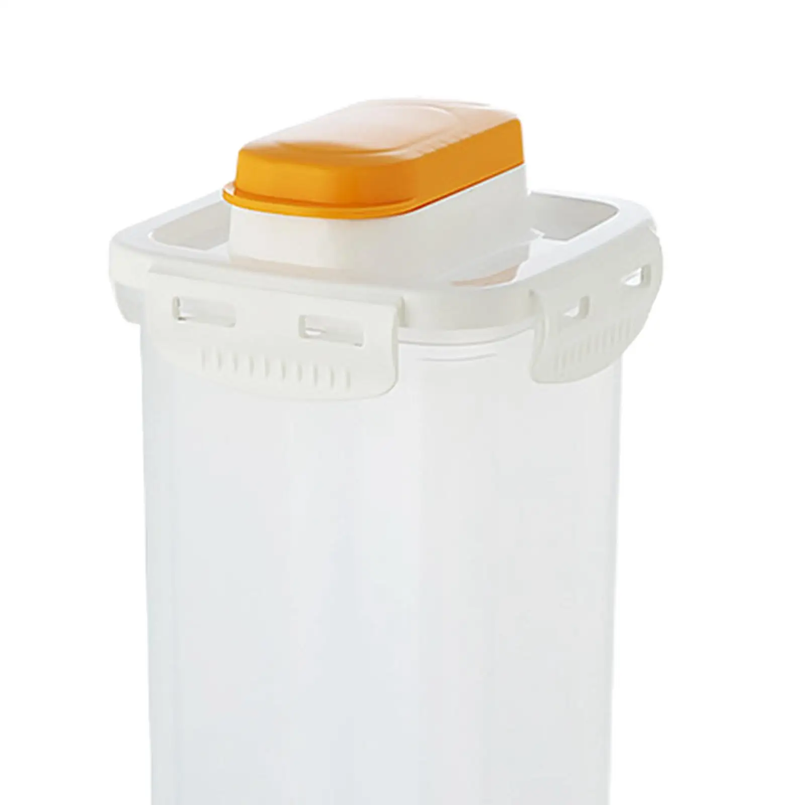 Detergent Powder Storage Box Washing Powder Dispenser Multipurpose Portable Clear for Household Pet Food Rice Oatmeal Dispenser