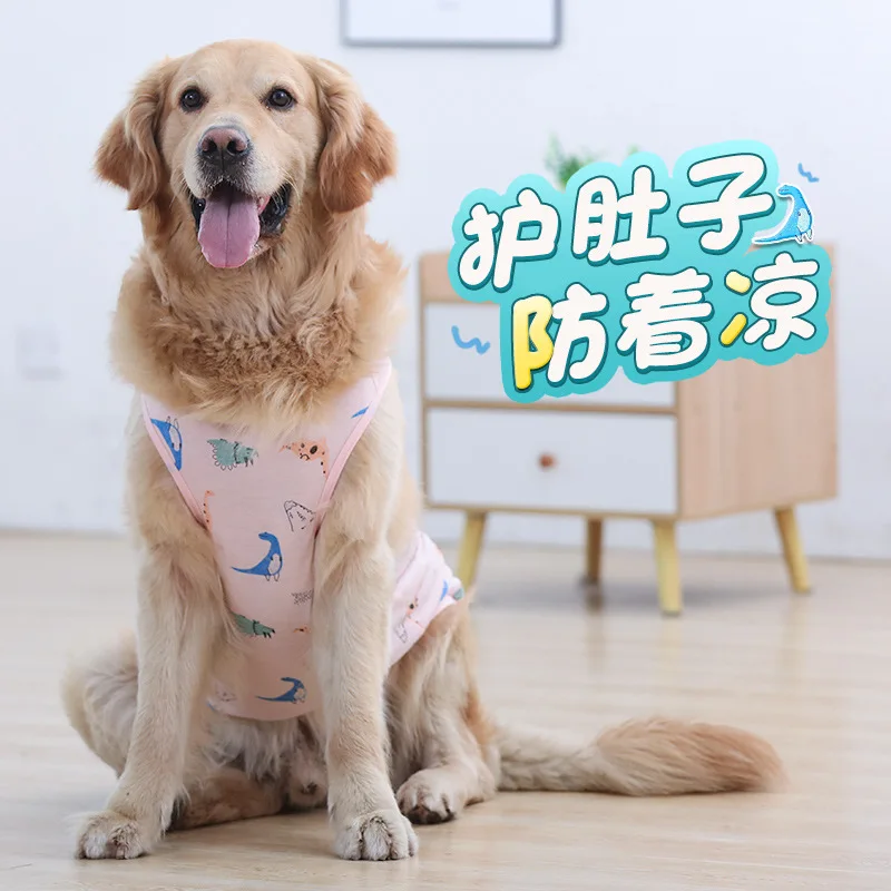 

Big Dog Clothes Summer Pet Home Clothes Teddy Cat Pullover Soft Dog Clothes Four Seasons General Four Foot Clothes