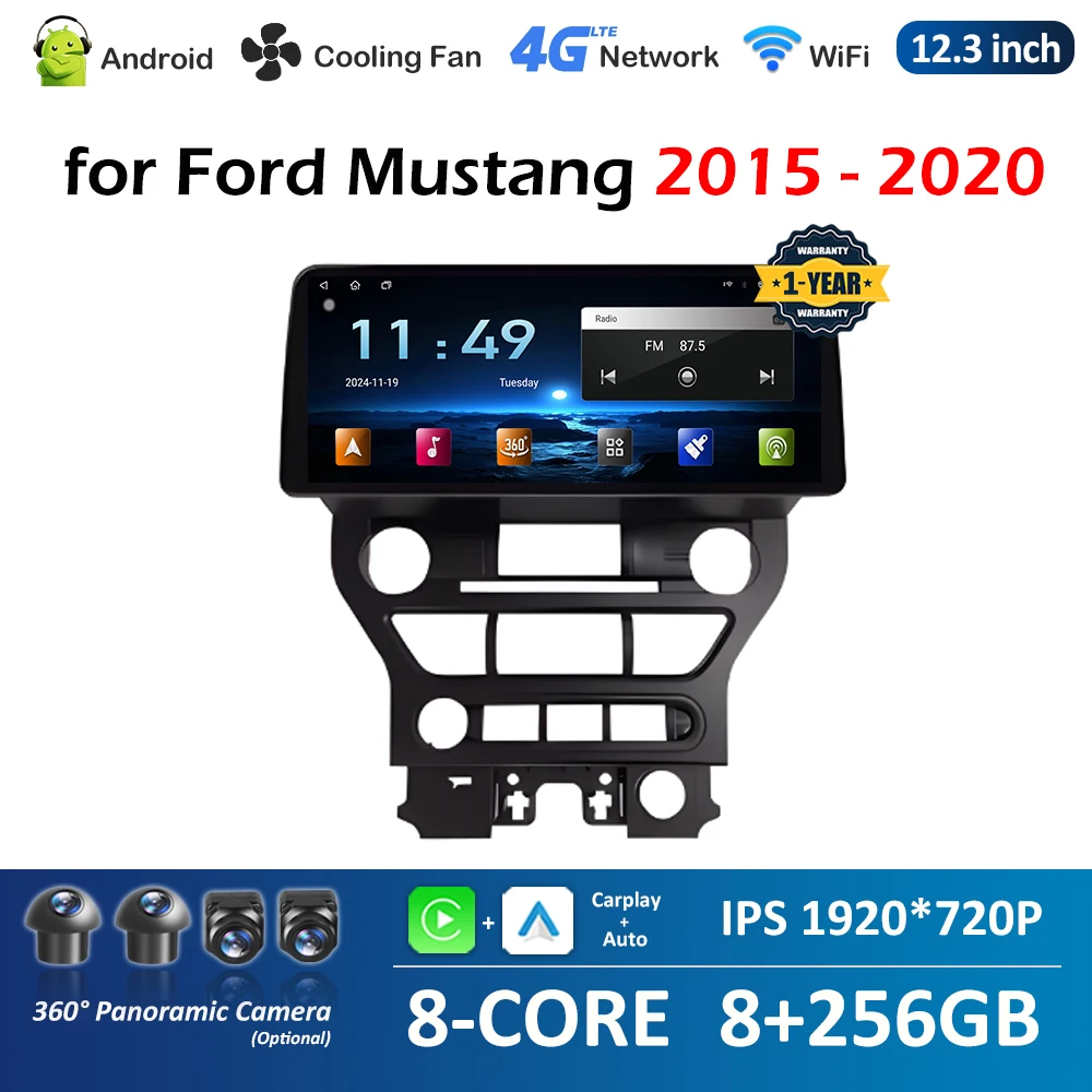 Интеллектуальная система Android WIFI для Ford Mustang 2015 2016 2017 2018-2020 автомобильный