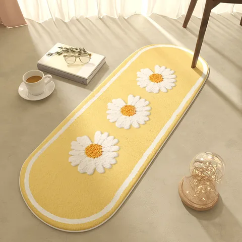 INS пушистое прикроватное одеяло, коврик для спальни, коврик для ванной в японском стиле, впитывающий воду, домашний ковер для гостиной, современный детский ковер Ki