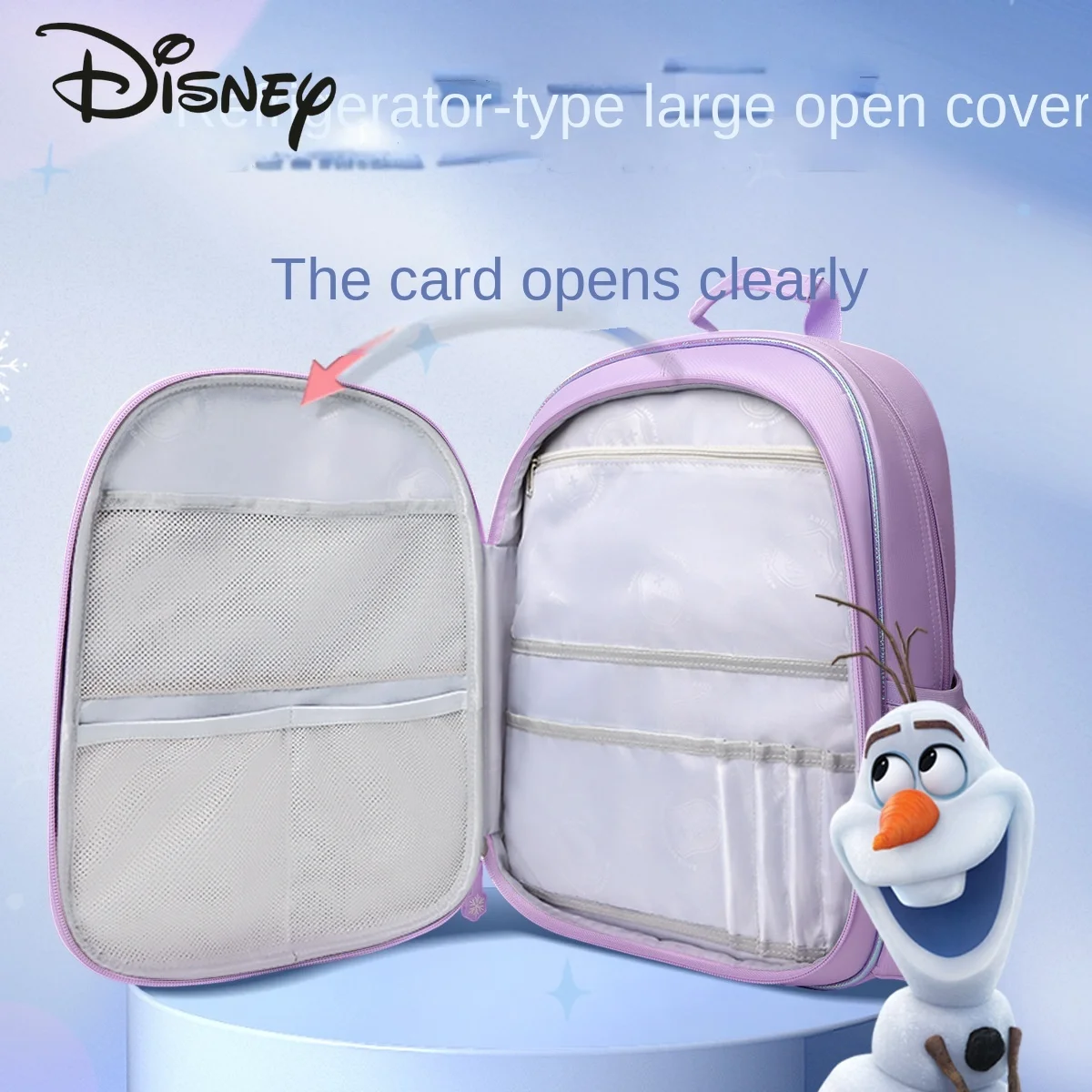 Disney Princess New Style Children's Backpack Fashion High Quality Large Capacity Student Backpack Small Fresh Girls School Bag