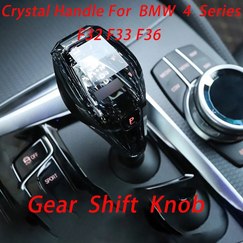 

Crystal Handle For BMW 4 Series G22 G23 G26 F32 F33 F36 Car Accessories Automatic Gear Shift Knob Lever Joystick Cover