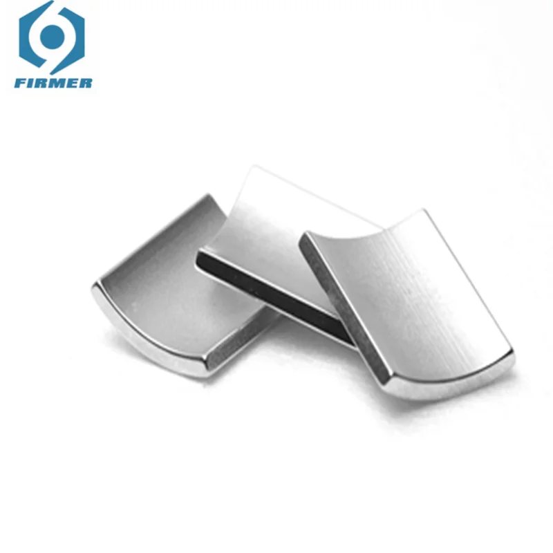 

100 Pcs Support Custom Magnet With Hole Tile-shaped Fan-shaped Special-Shaped Neodymium Iron Boron Strong Magneto