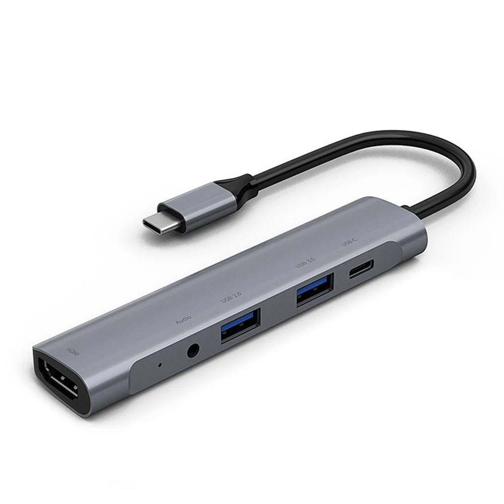 

5 в 1, адаптер USB Type-C на HDMI