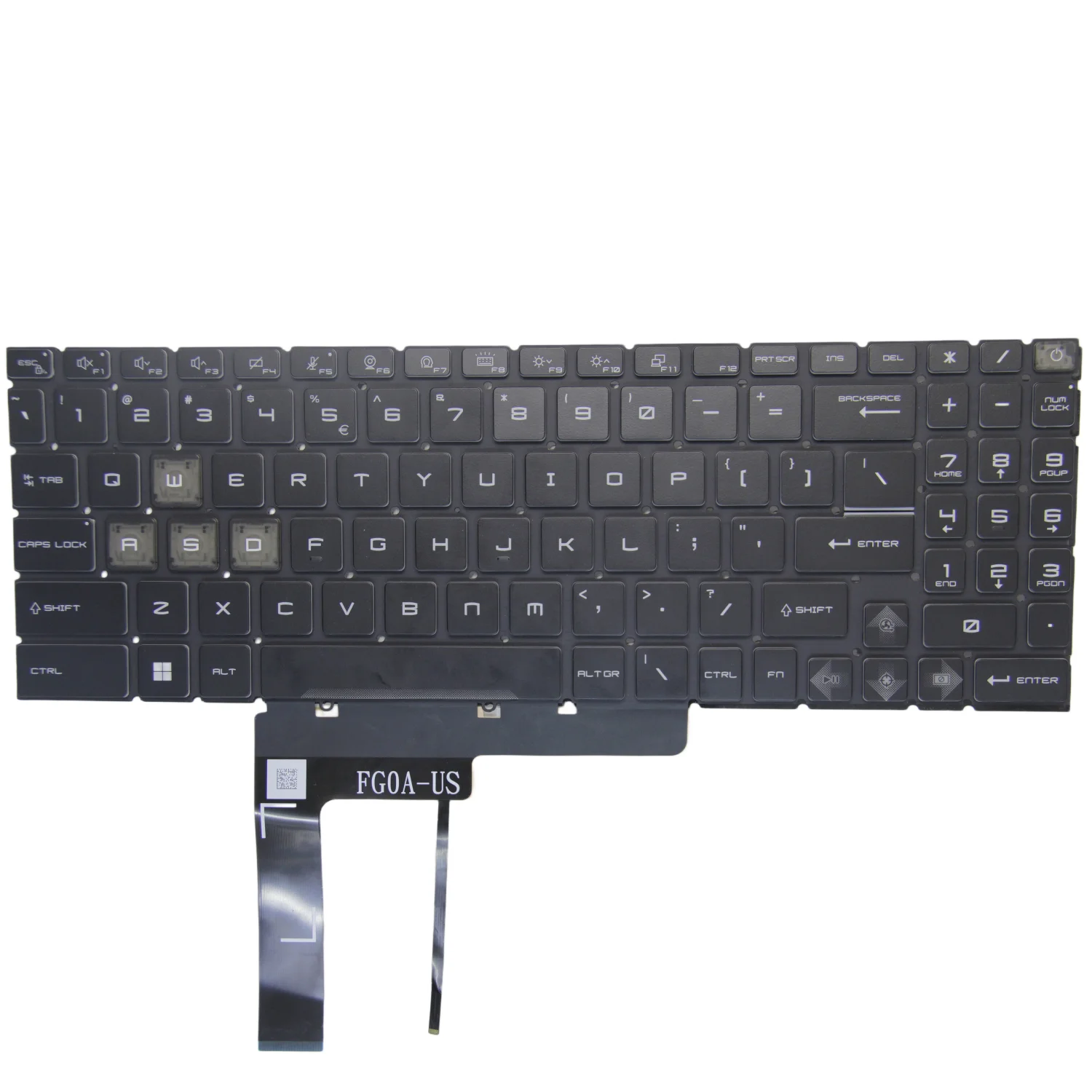 100% новая клавиатура с подсветкой для ноутбука MSI VECTOR GP68HX 13 В GP68 GE68 GP78 GE78HX MS-17S1